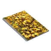 CARNET FEUILLES D'AUTOMNE JAUNE (Côté Droit)