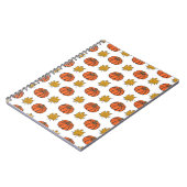 Carnet Feuilles d'automne : Motif Citrouille à main (Côté gauche)