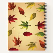 Carnet Feuilles d'automne picturales (Dos)