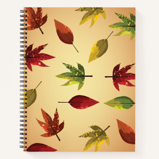 Carnet Feuilles d'automne picturales (Devant)