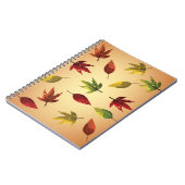 Carnet Feuilles d'automne picturales (Côté gauche)