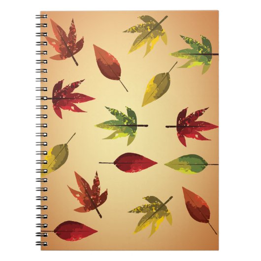 Carnet Feuilles d'automne picturales (Devant)