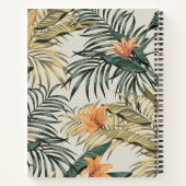 Carnet Feuilles de bananes tropicales (Dos)