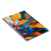 Carnet Feuilles de bois d'automne. Feuillage et baies d'a (Côté Droit)