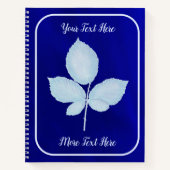 Carnet Feuilles de brique d'impression Cyano (Devant)