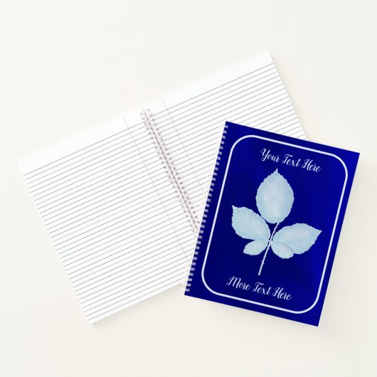 Carnet Feuilles de brique d'impression Cyano (Intérieur)