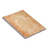 Carnet Feuilles de chêne de Grunge de grès rustique (Côté Droit)