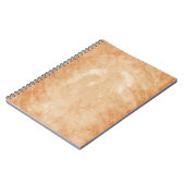 Carnet Feuilles de chêne de Grunge de grès rustique (Côté gauche)