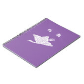 Carnet Feuilles de chêne en forme de grue (Côté gauche)
