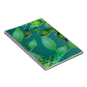 Carnet Feuilles de jardin frais (Côté Droit)