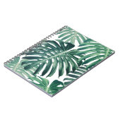 Carnet Feuilles de la jungle tropicale Arrière - plan flo (Côté gauche)