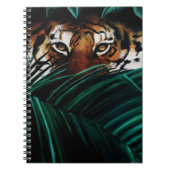 Carnet Feuilles de la jungle verte de Tiger (Devant)