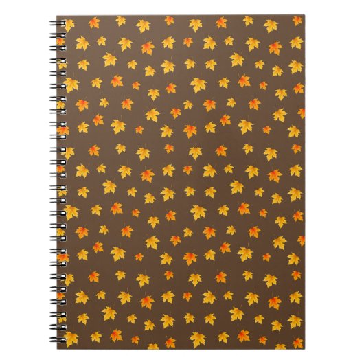 Carnet Feuilles de l'érable automne (Devant)