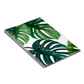Carnet Feuilles de Monstera | Aquarelle Moderne Simple (Côté Droit)