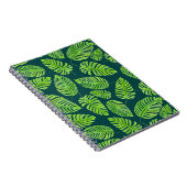 Carnet Feuilles de Monstera, motif d'aquarelle tropicale (Côté Droit)