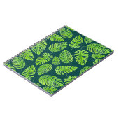 Carnet Feuilles de Monstera, motif d'aquarelle tropicale (Côté gauche)