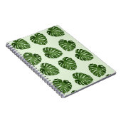 Carnet Feuilles de palmiers, Feuilles verts, Motif tropic (Côté Droit)