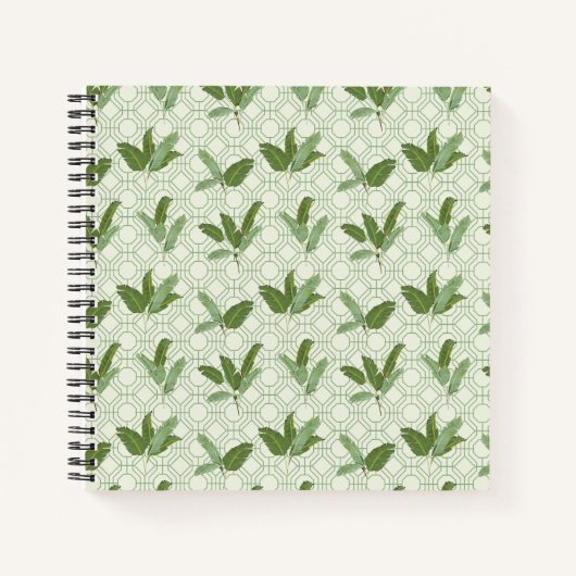 Carnet Feuilles de palmiers tropicaux (Devant)