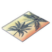 Carnet Feuilles de palmiers tropicaux (Côté gauche)