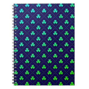 Carnet Feuilles de trèfle motif de la Saint-Patrick-53223