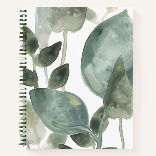 Carnet Feuilles d'eau - Aquarelle (Devant)