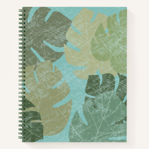 Carnet Feuilles dénaturés tropicaux