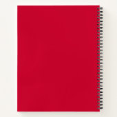 Carnet Feuilles d'érable rouge et Séquoia géant (Dos)