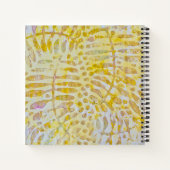 Carnet Feuilles dorés Gelli (Dos)