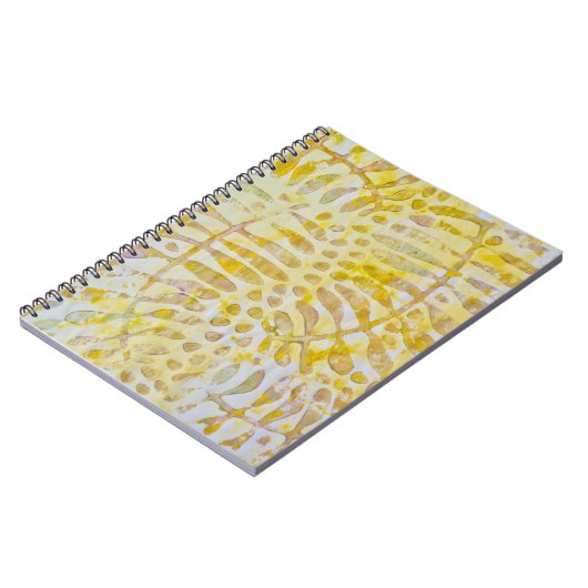 Carnet Feuilles dorés Gelli (Côté gauche)