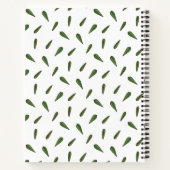 Carnet Feuilles du printemps, motif aquarelle (Dos)