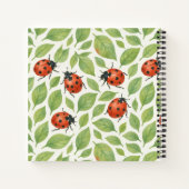 Carnet Feuilles et coccinelles (Dos)