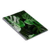 Carnet Feuilles et feuilles de palmiers verts (Côté Droit)