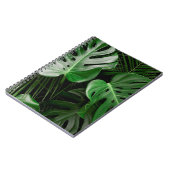 Carnet Feuilles et feuilles de palmiers verts (Côté gauche)