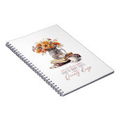 Carnet Feuilles et fleurs automnales (Côté Droit)