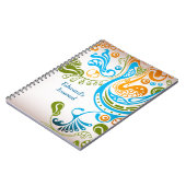 Carnet Feuilles et oiseaux (Côté gauche)