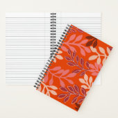 Carnet Feuilles floraux (À l'intérieur)