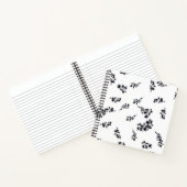 Carnet Feuilles noirs et blancs (Intérieur)