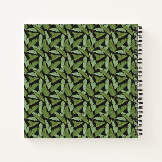 Carnet Feuilles Palm (Dos)