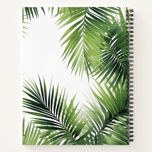 Carnet Feuilles Palm (Dos)
