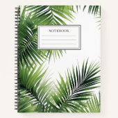 Carnet Feuilles Palm (Devant)