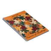 Carnet "Feuilles qui tombent" (Côté Droit)