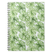 Carnet Feuilles Tropical Green Palm (Devant)