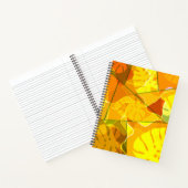 CARNET FEUILLES TROPICALES ABSTRAITES (Intérieur)