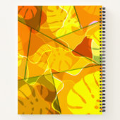 CARNET FEUILLES TROPICALES ABSTRAITES (Dos)