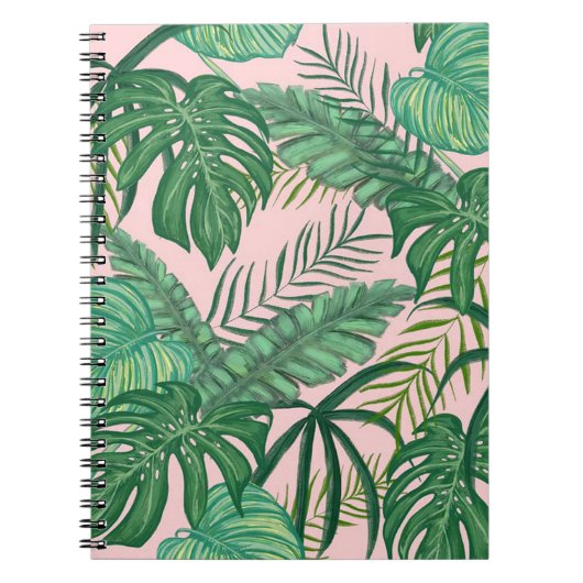 Carnet Feuilles tropicaux (Devant)