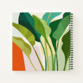 Carnet Feuilles tropicaux (Dos)