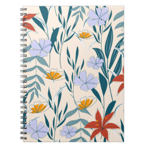 Carnet Feuilles tropicaux : Arrière - plan Abstrait à la