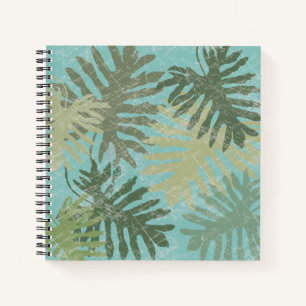 Carnet Feuilles tropicaux défraîchis