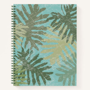 Carnet Feuilles tropicaux défraîchis