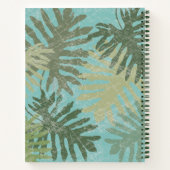 Carnet Feuilles tropicaux défraîchis (Dos)